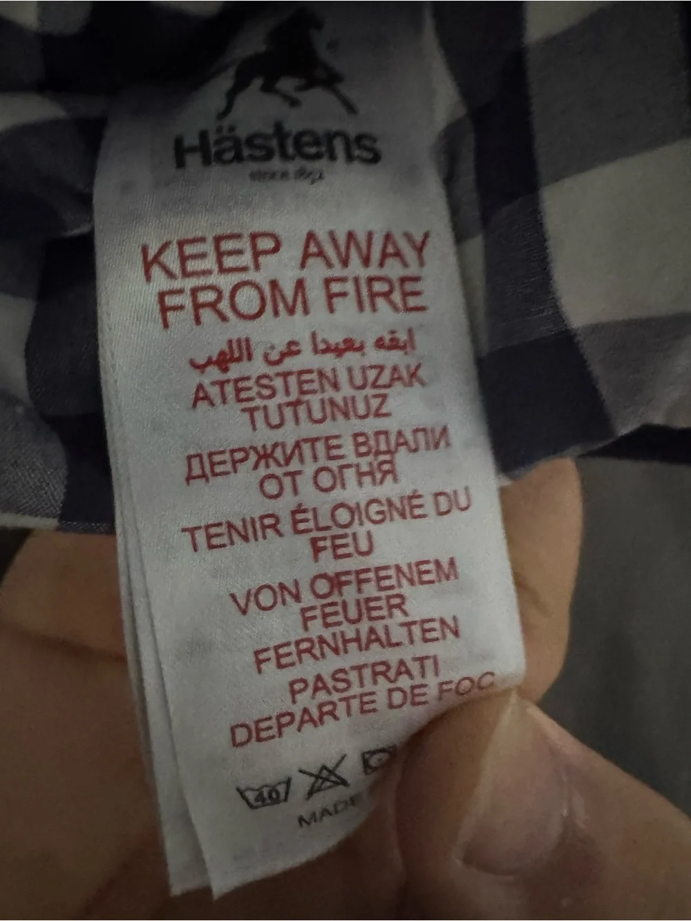 Hästens authentic goose